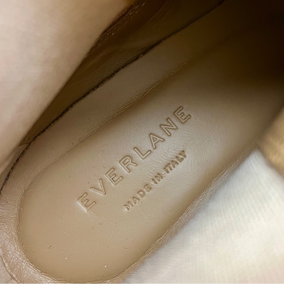 New Everlane The Western Boot Tan Suede Square Toe Block Heel size 9.5 - Picture 8 of 9